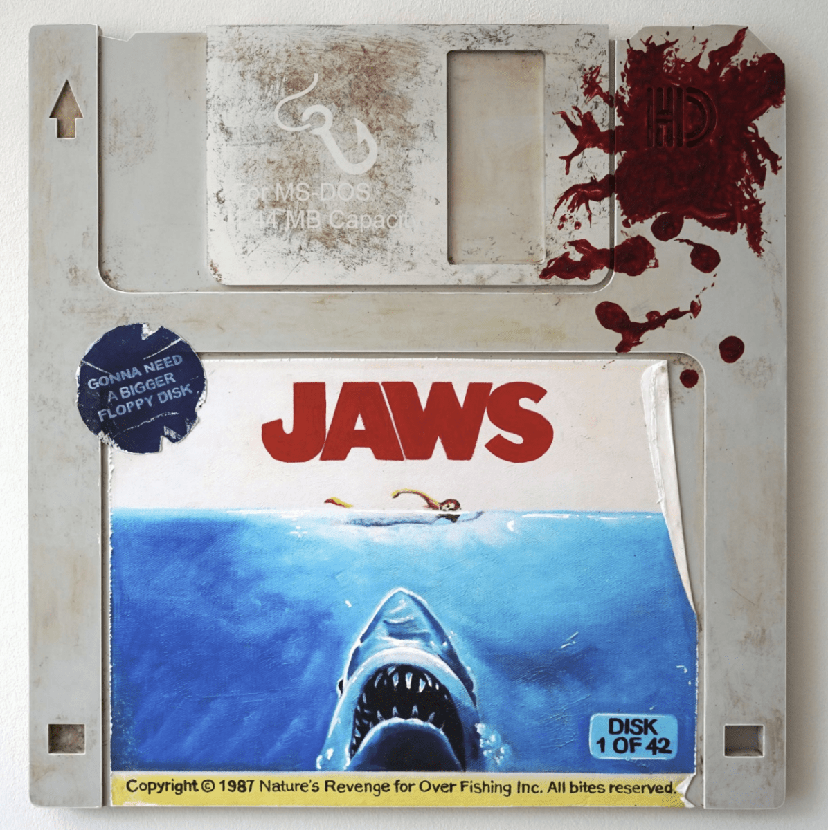 Arlo Sinclair JAWS: All Bites Reserved — 20”, 2025 - Guy Hepner Editions