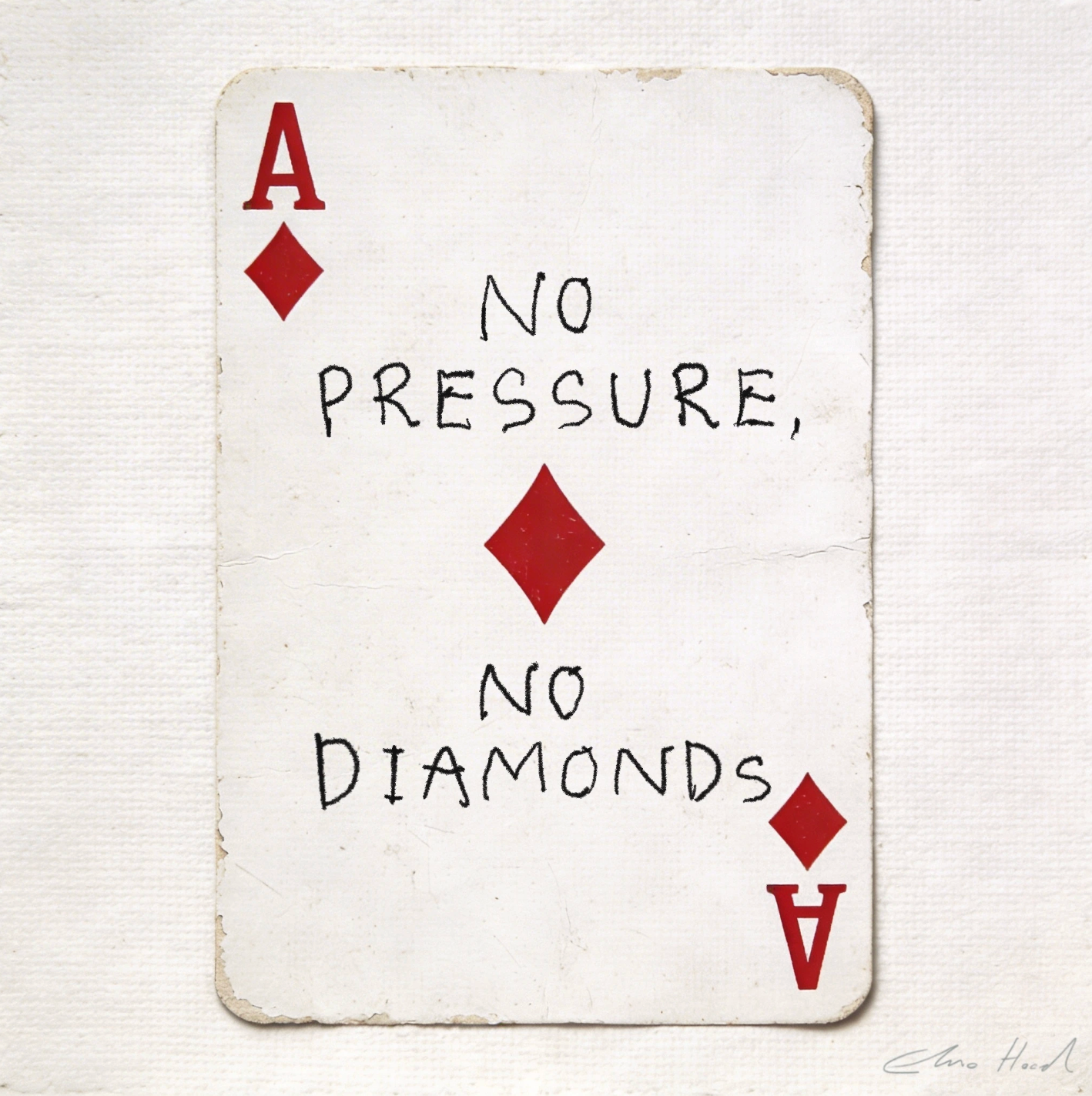 Donn Davis -  No Pressure No Diamonds by Elmo Hood