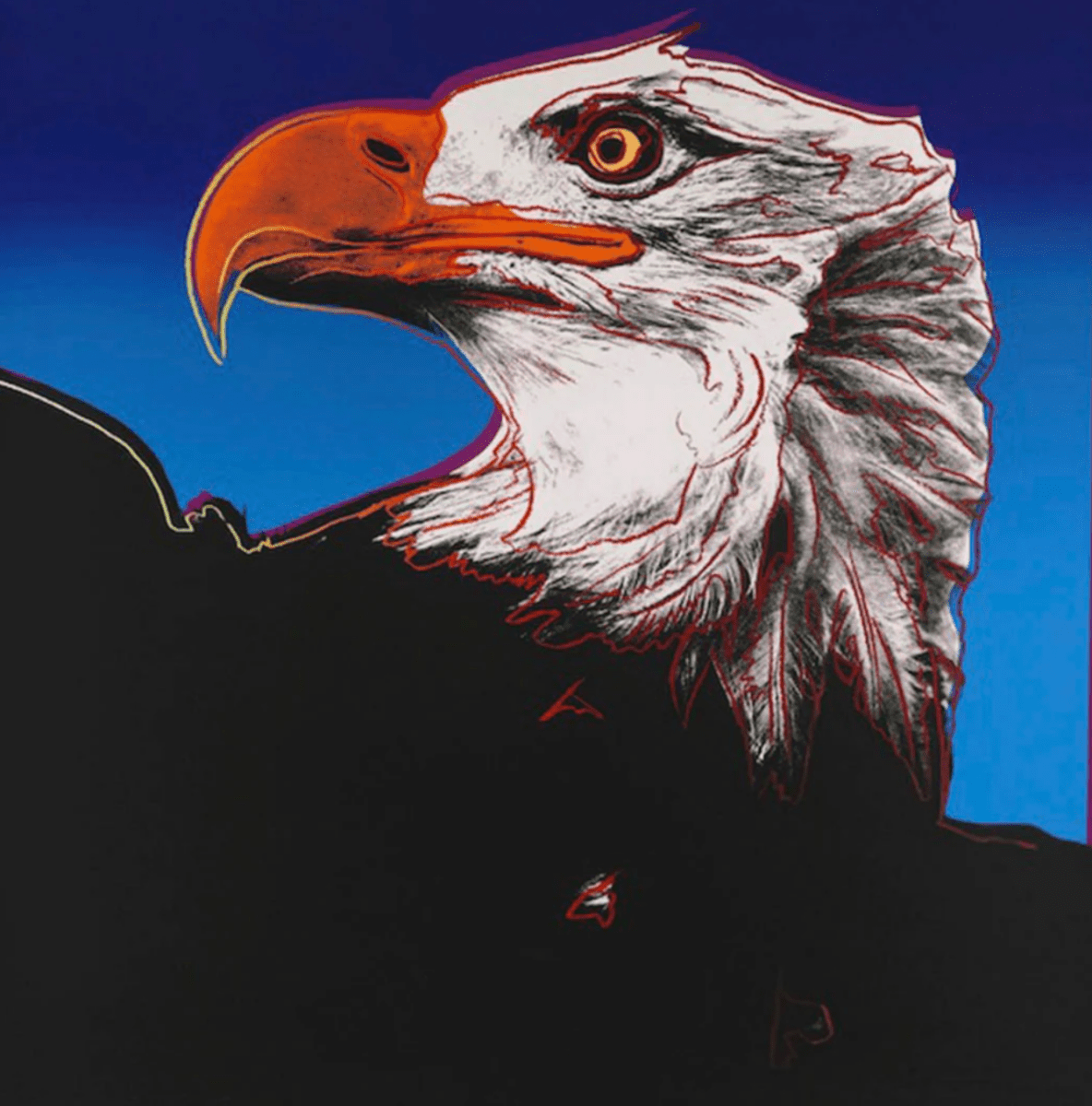 After Warhol, Bald Eagle - Guy Hepner Editions