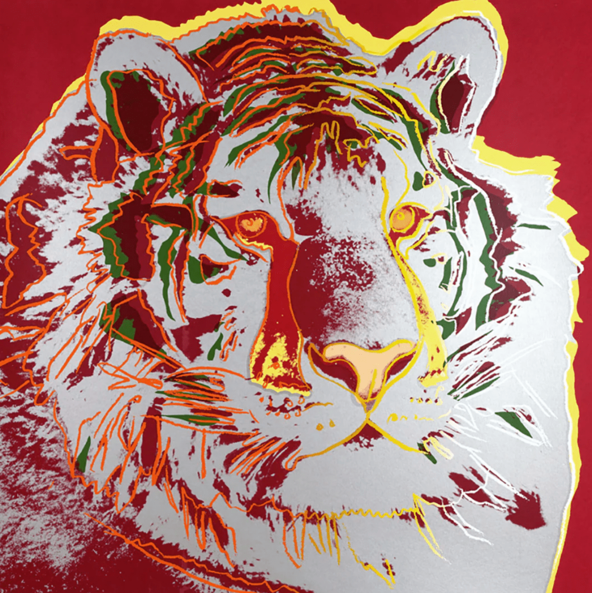 After Warhol, Siberian Tiger - Guy Hepner Editions