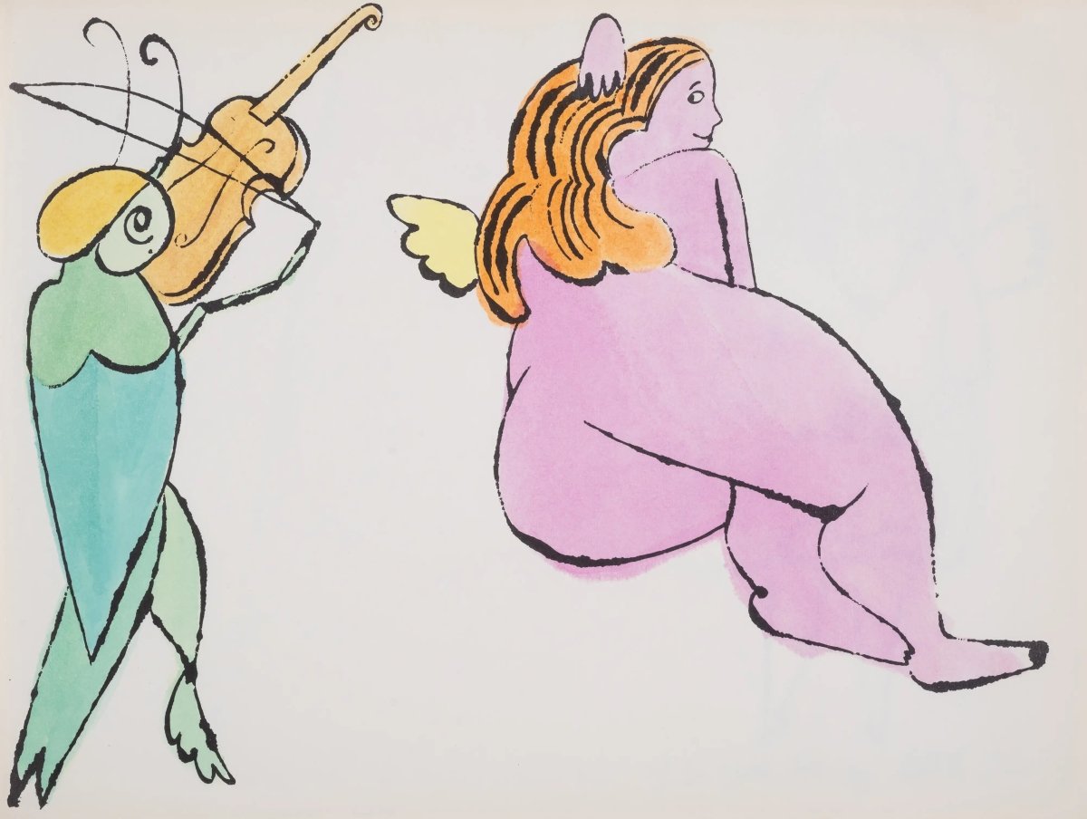 Andy Warhol F.S. IV103A In The Bottom Of My Garden, 1956 - Guy Hepner Editions