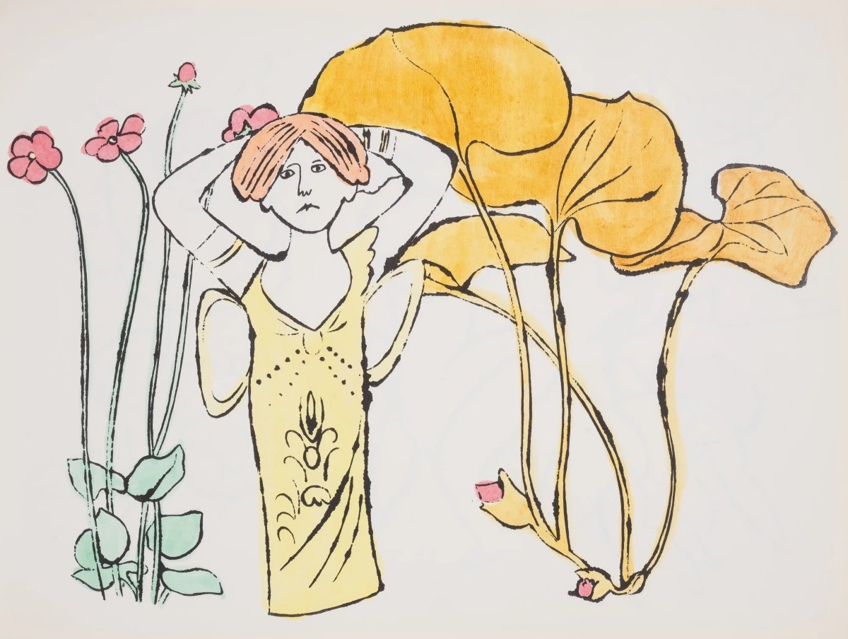 Andy Warhol F.S. IV93A In The Bottom Of My Garden, 1956 - Guy Hepner Editions