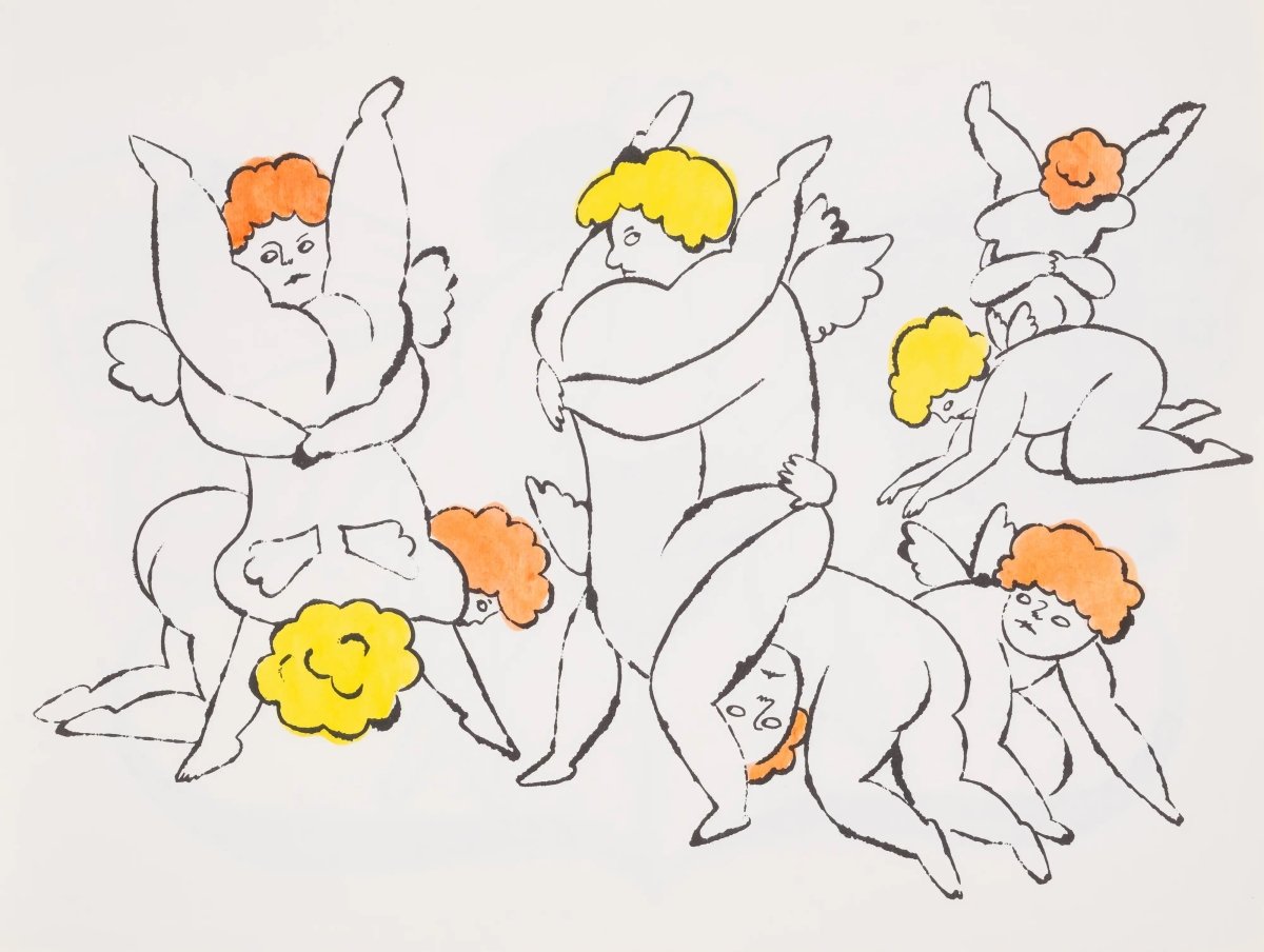 Andy Warhol F.S. IV95A In The Bottom Of My Garden, 1956 - Guy Hepner Editions