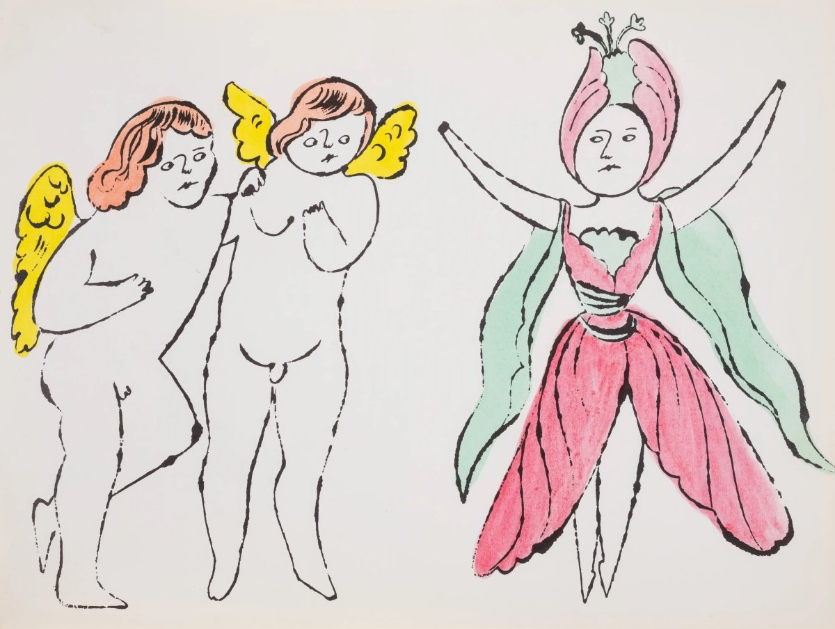 Andy Warhol F.S. IV96A In The Bottom Of My Garden, 1956 - Guy Hepner Editions