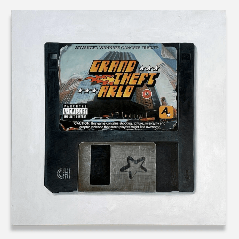 Arlo Sinclair Grand Theft Arlo: Gangsta Trainer - 3.5” Black, 2025 - Guy Hepner Editions