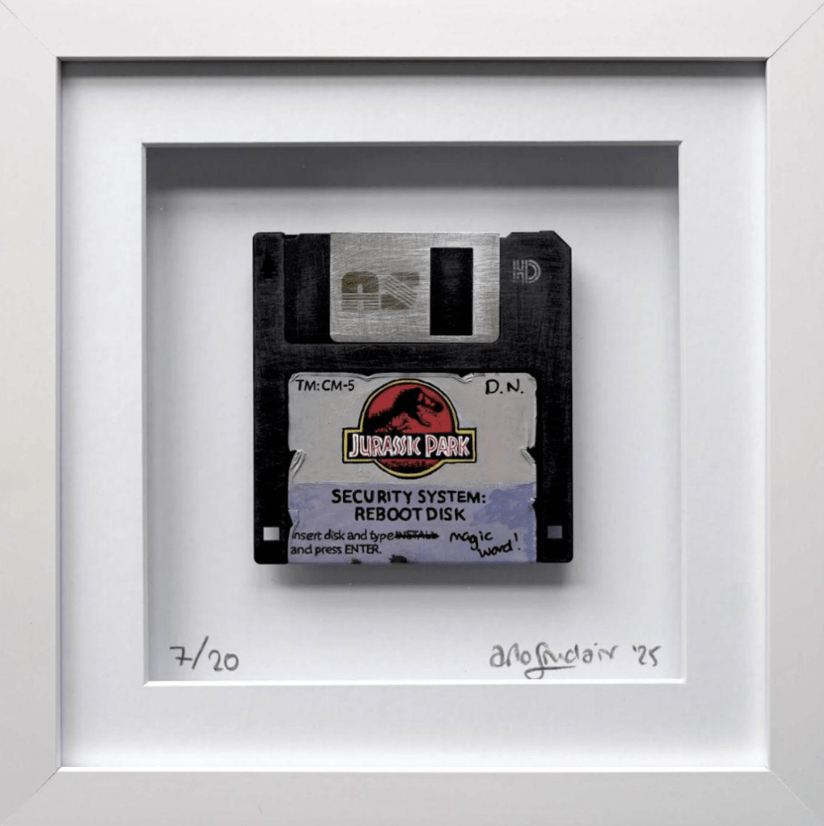 Arlo Sinclair Jurassic Park: Magic Word - 3.5” Black, 2025 - Guy Hepner Editions