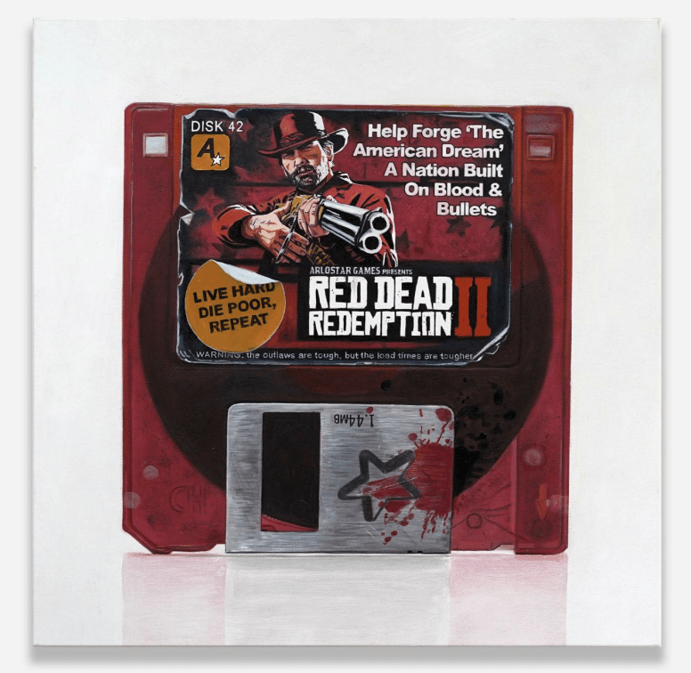 Arlo Sinclair Red Dead Redemption 2 (3.5" Disk Red), 2025 - Guy Hepner Editions