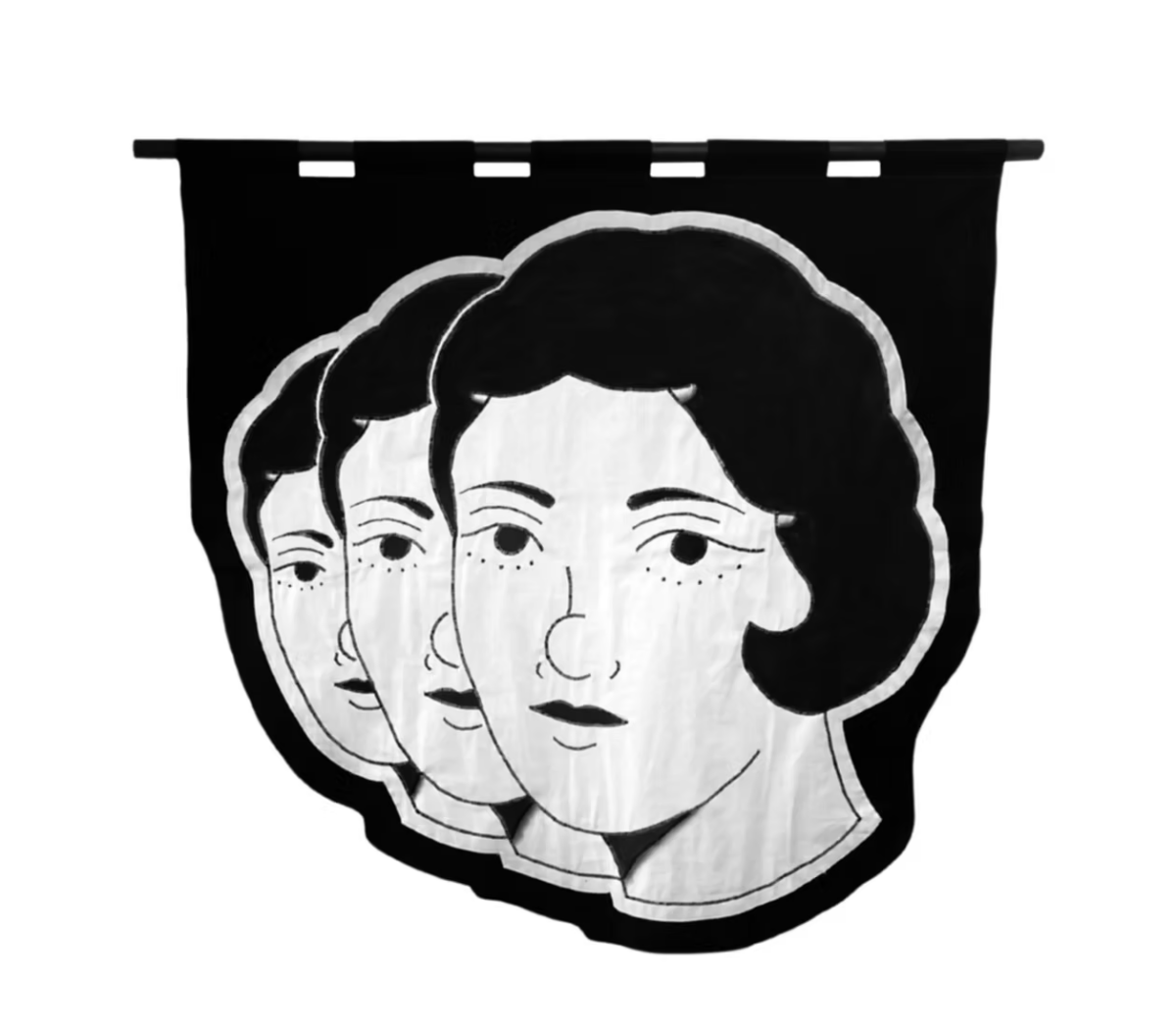 Christopher Martin (Seeing Triple) Lady Portrait, 2023 - Guy Hepner Editions
