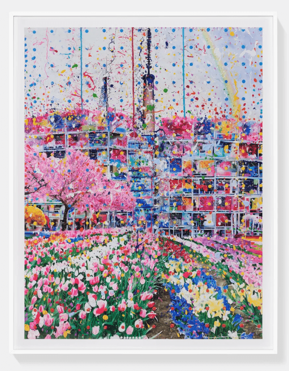 Damien Hirst, Civilisation Exploding, H17 - 4, 2024 - Guy Hepner Editions