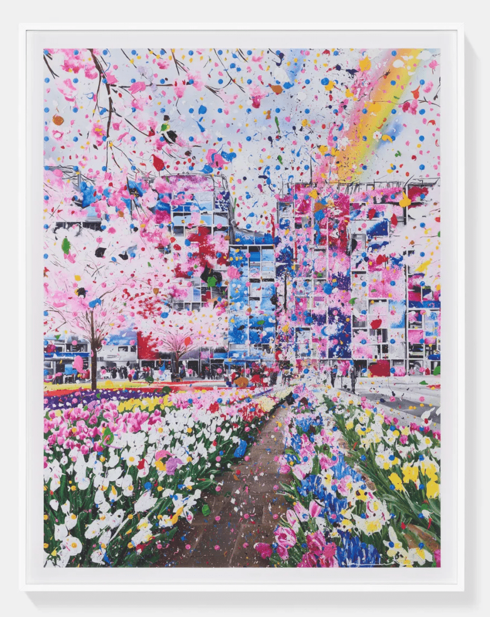 Damien Hirst, Civilisation Falling, H17 - 2, 2024 - Guy Hepner Editions