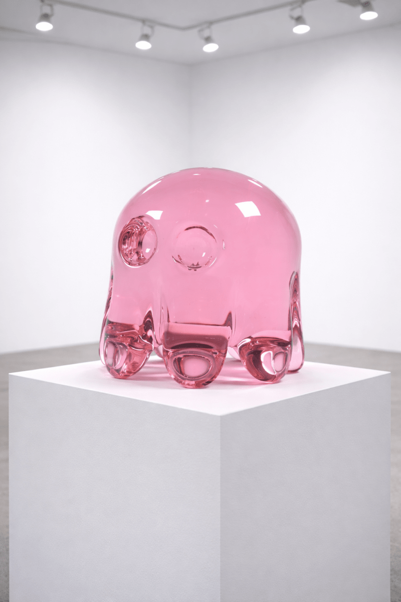 Dylan Martinez Pac - Man Ghost Pinky, Pac - Man Ghost Inky, 2025 - Guy Hepner Editions