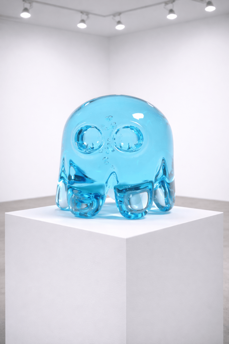 Dylan Martinez Pac - Man Ghost Pinky, Pac - Man Ghost Inky, 2025 - Guy Hepner Editions