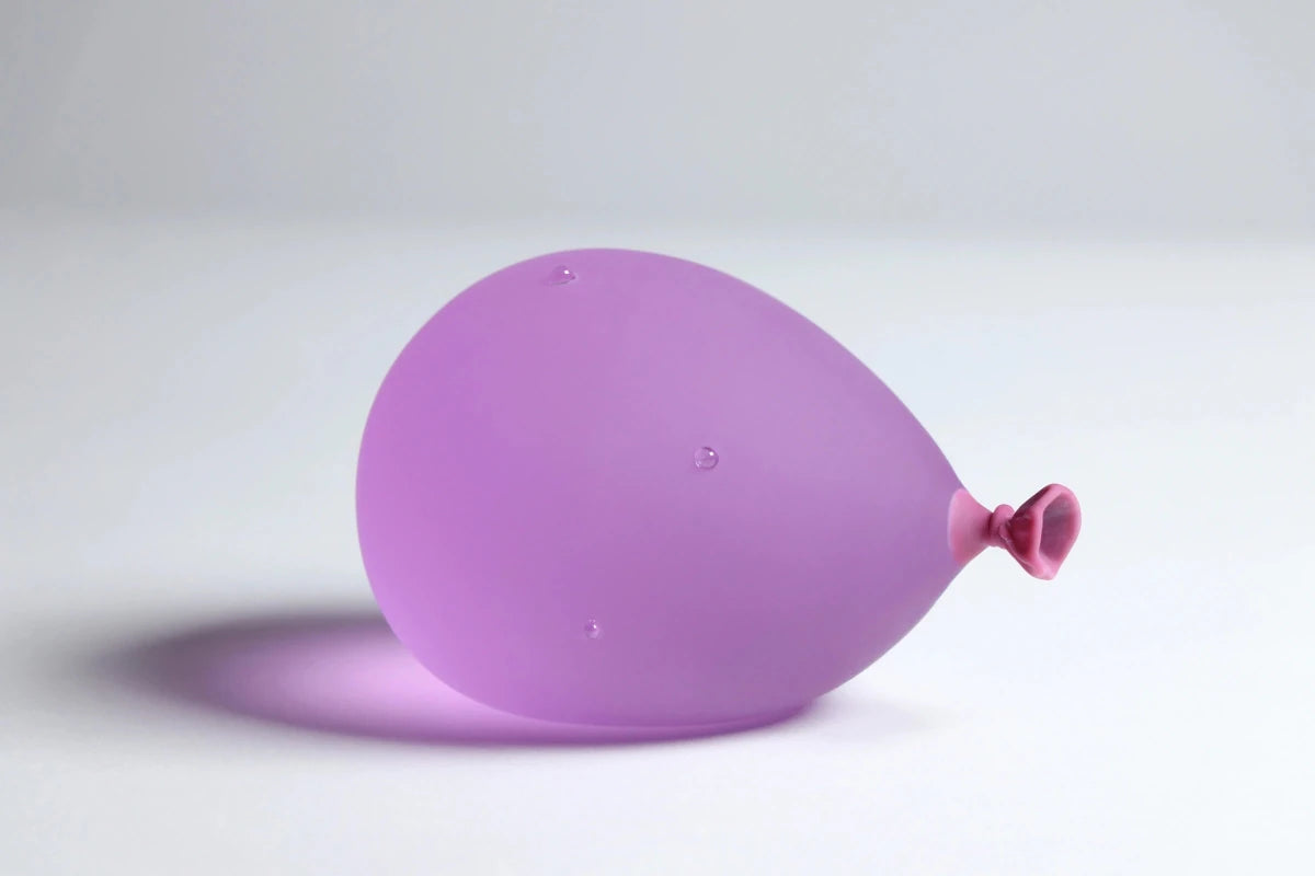 Dylan Martinez Purple w/ droplets Water Balloon - Guy Hepner Editions