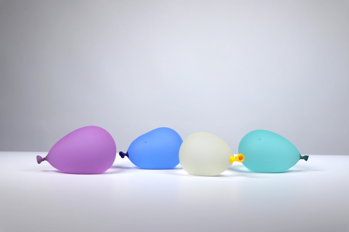 Dylan Martinez Water Balloon Group 3- Purple, Cool Breeze w/ droplets, Lemonade, Light Green w/ droplets