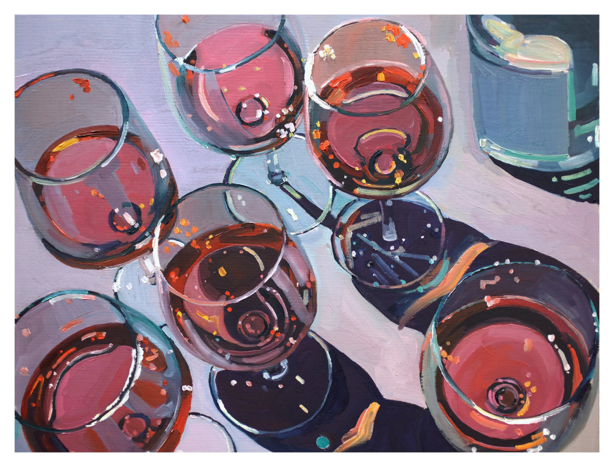 Erika Lee Sears Wine Glasses, 2021 - Guy Hepner Editions