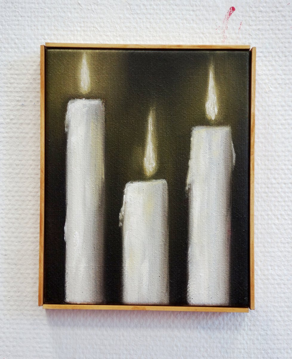 Hugo Baudouin Brown Candle 1 For Sale - Guy Hepner Editions