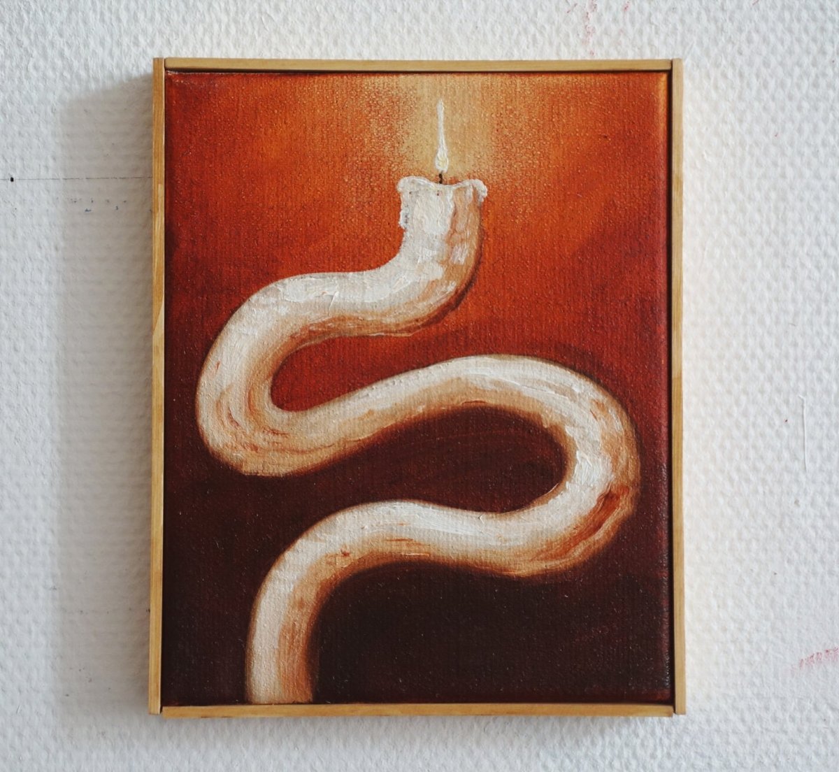 Hugo Baudouin Brown Curvy Candle 2 For Sal - Guy Hepner Editions