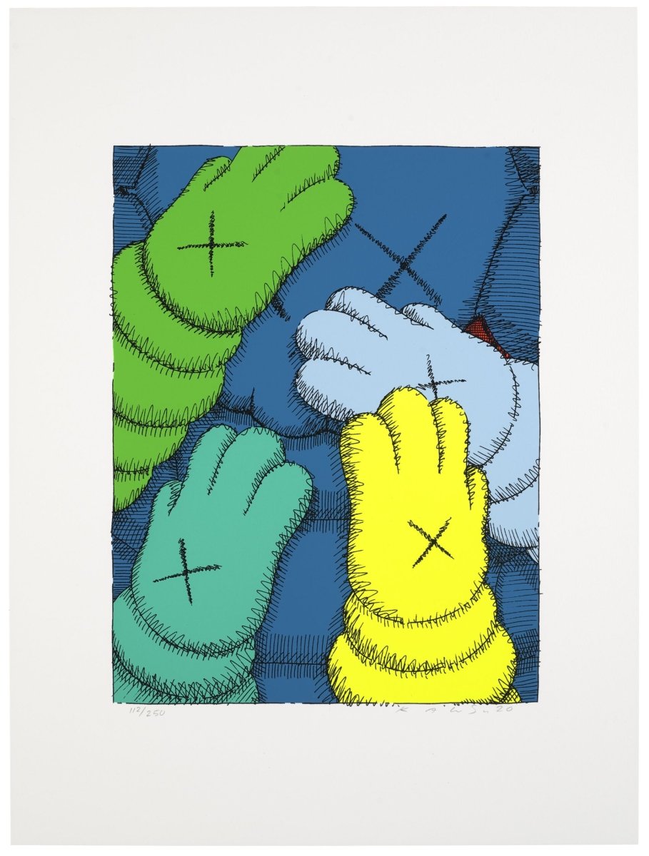KAWS. Urge III (blue), 2020 - Guy Hepner Editions