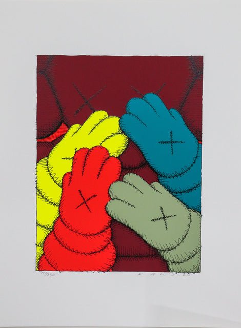 KAWS, Urge IV (red), 2020 - Guy Hepner Editions