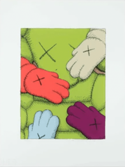 KAWS, Urge IX (dark green), 2020 - Guy Hepner Editions