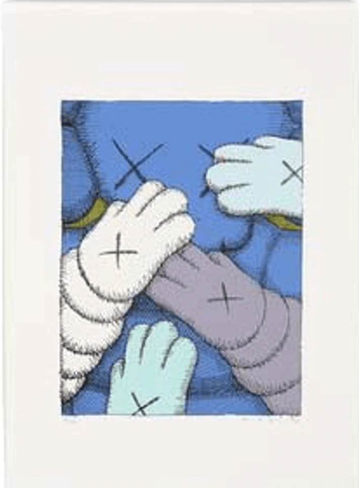 KAWS, Urge VI (light blue), 2020 - Guy Hepner Editions