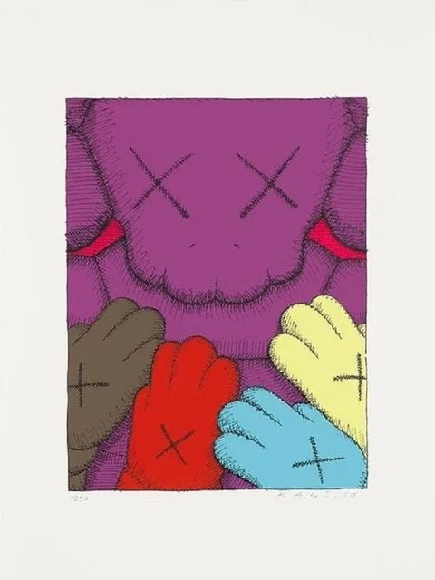 KAWS Urge VIII (purple), 2020 - Guy Hepner Editions