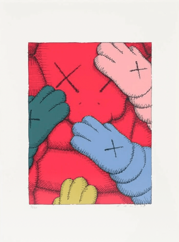 KAWS, Urge X (pink), 2020 - Guy Hepner Editions