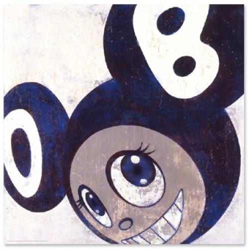 Takashi Murakami And then (Black), 1996 - Guy Hepner Editions