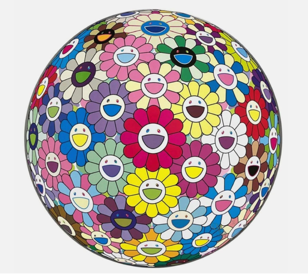 Takashi Murakami Flowerball: Colorful, Miracle, Sparkle, 2022 - Guy Hepner Editions