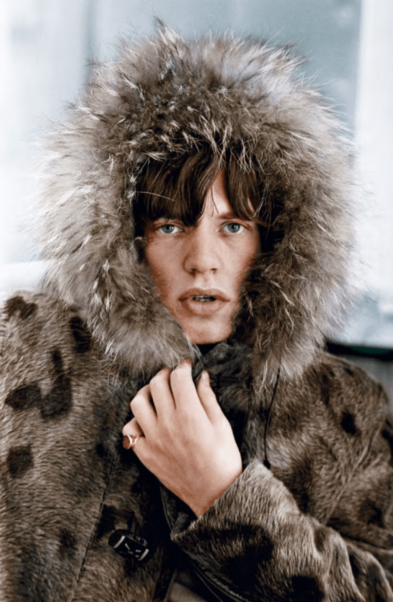 Terry O'Neill, Mick Jagger, colourised, 1964 - Guy Hepner Editions