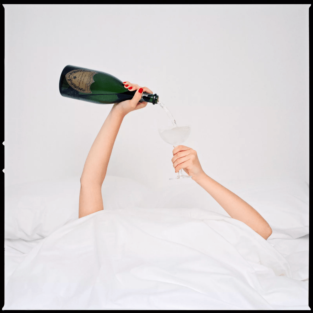 Tyler Shields, Champagne Hands, 2025 - Guy Hepner Editions