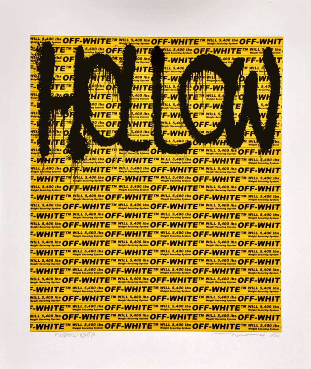 Virgil Abloh, Hollow Man, 2018 - Guy Hepner Editions